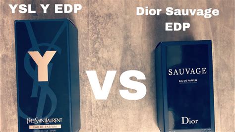 ysl y vs dior sauvage|YSL Y edp top notes.